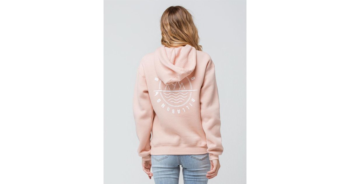billabong pink hoodie