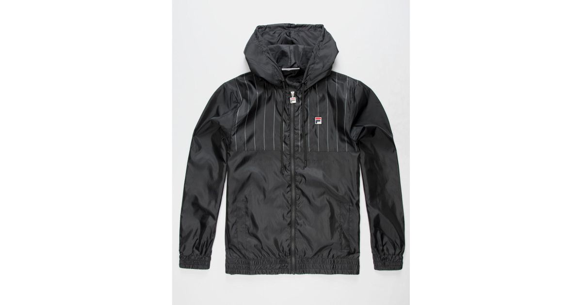 Lyst Fila Channing Mens Windbreaker Jacket In Black For Men