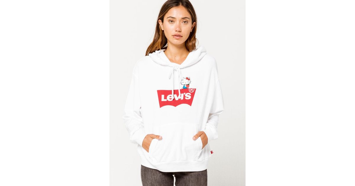 hello kitty levis hoodie
