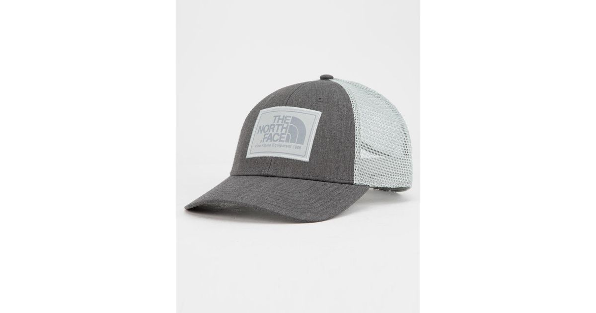 mens north face trucker hat