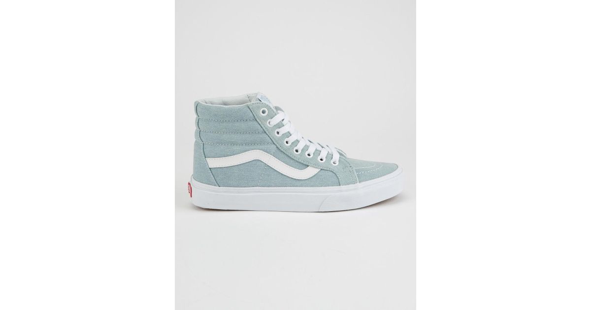 light blue womens vans shoes