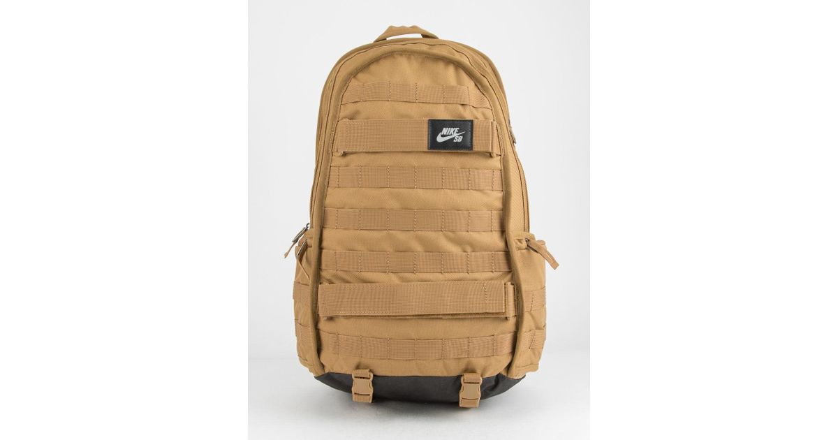 nike beige backpack