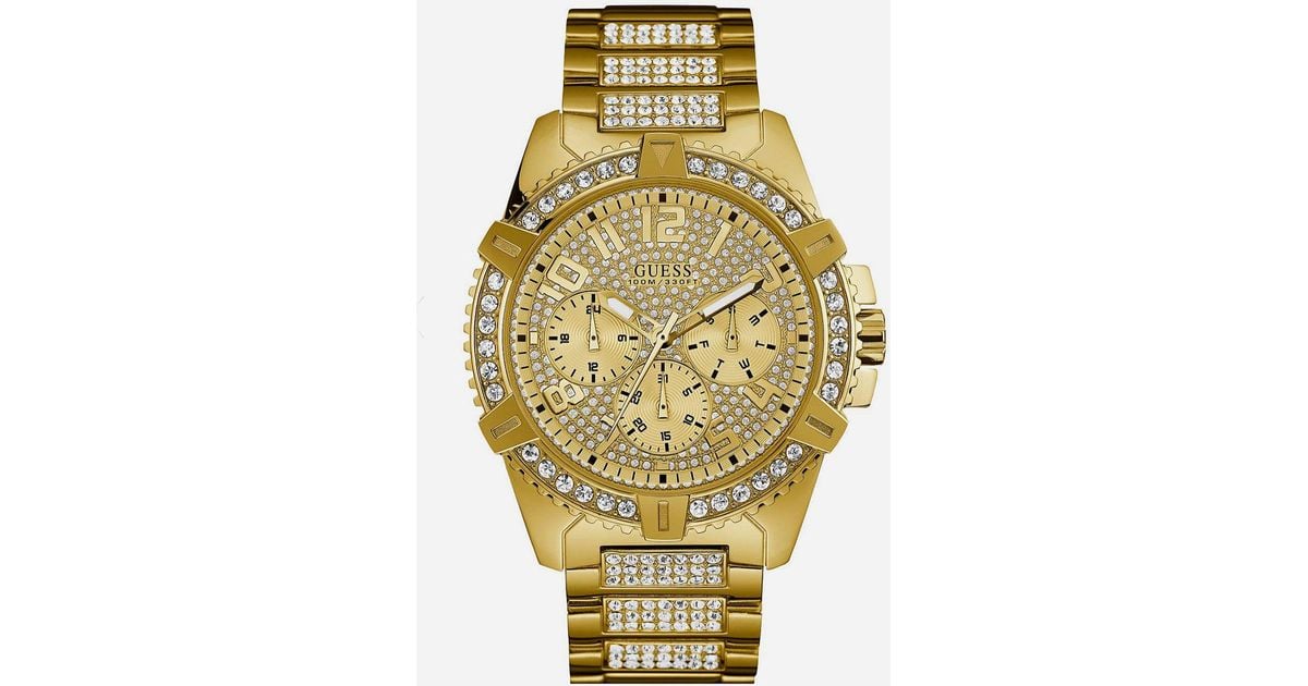 guess iced out watches