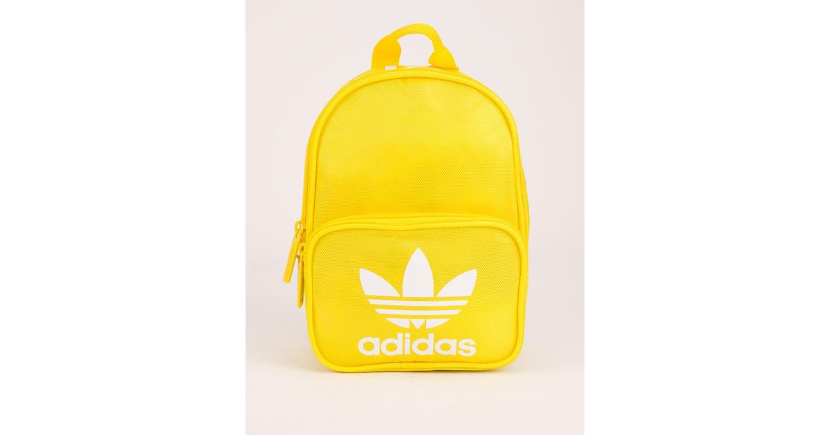 adidas bookbag yellow