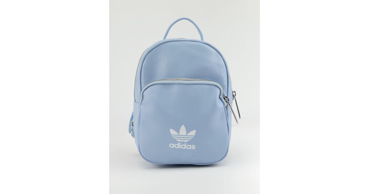 baby blue mini backpack