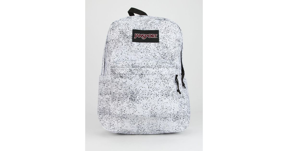 white jansport bag