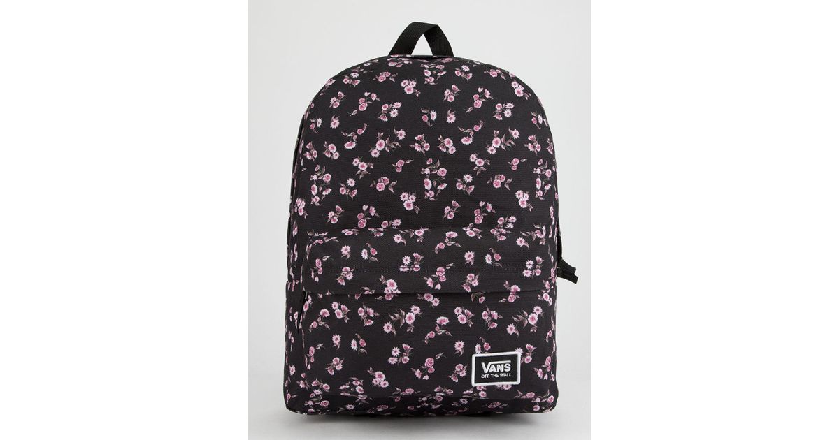 vans sundaze floral backpack