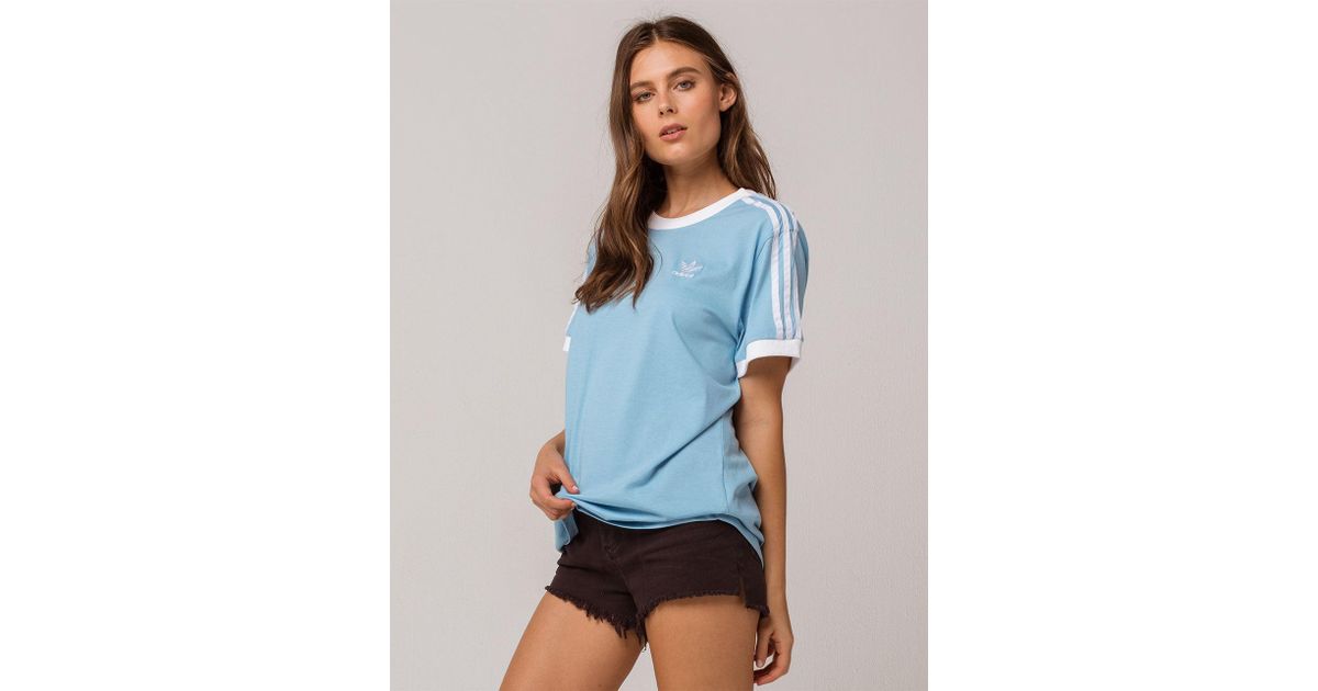 adidas baby blue t shirt