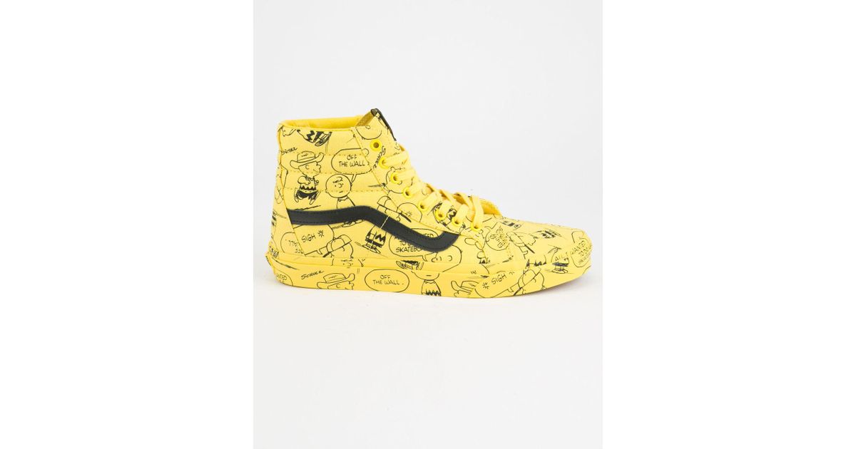 vans peanuts yellow