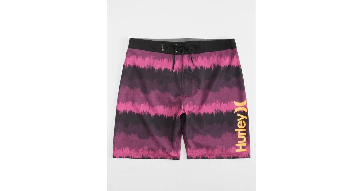 hurley hot pink board shorts