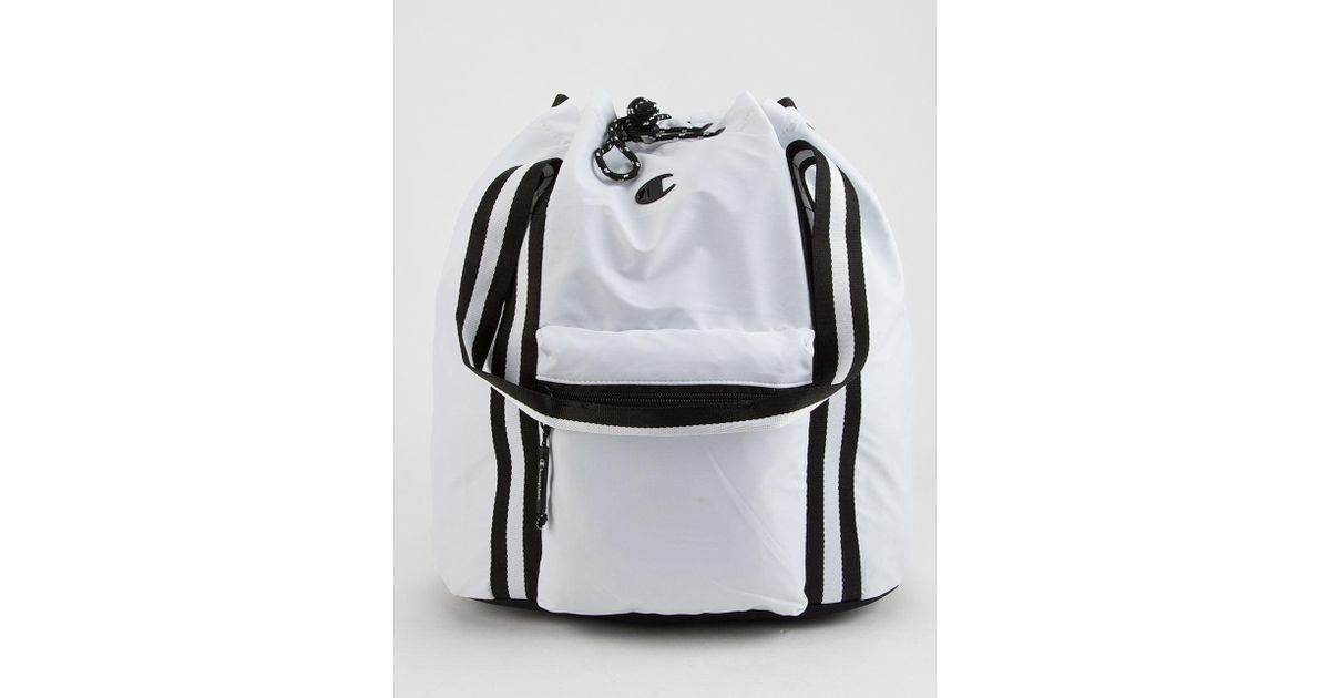 white champion bag