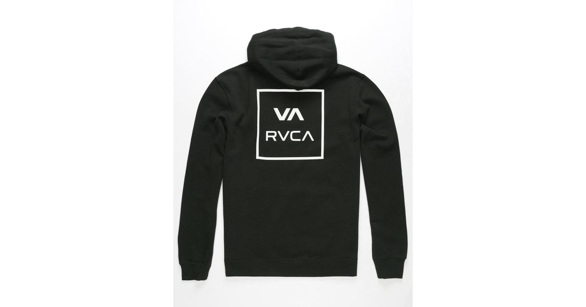 rvca black hoodie