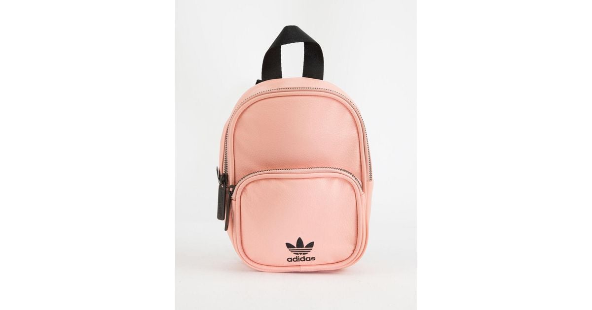 adidas mini backpack faux leather