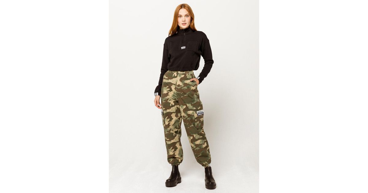 Adidas Cargo Pants Womens Khaki