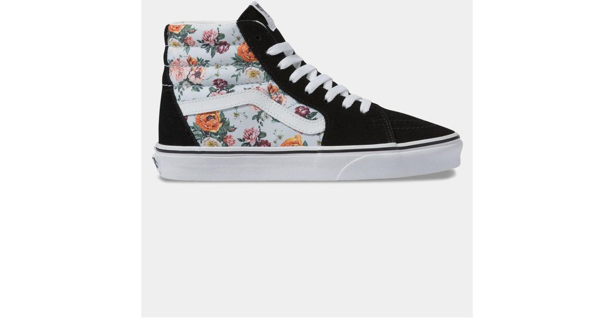 Vans Suede Garden Floral Sk8hi True White Womens Shoes Lyst