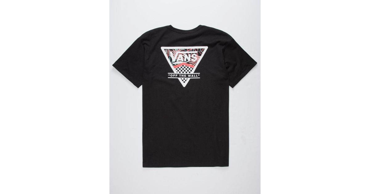 vans floral t shirt