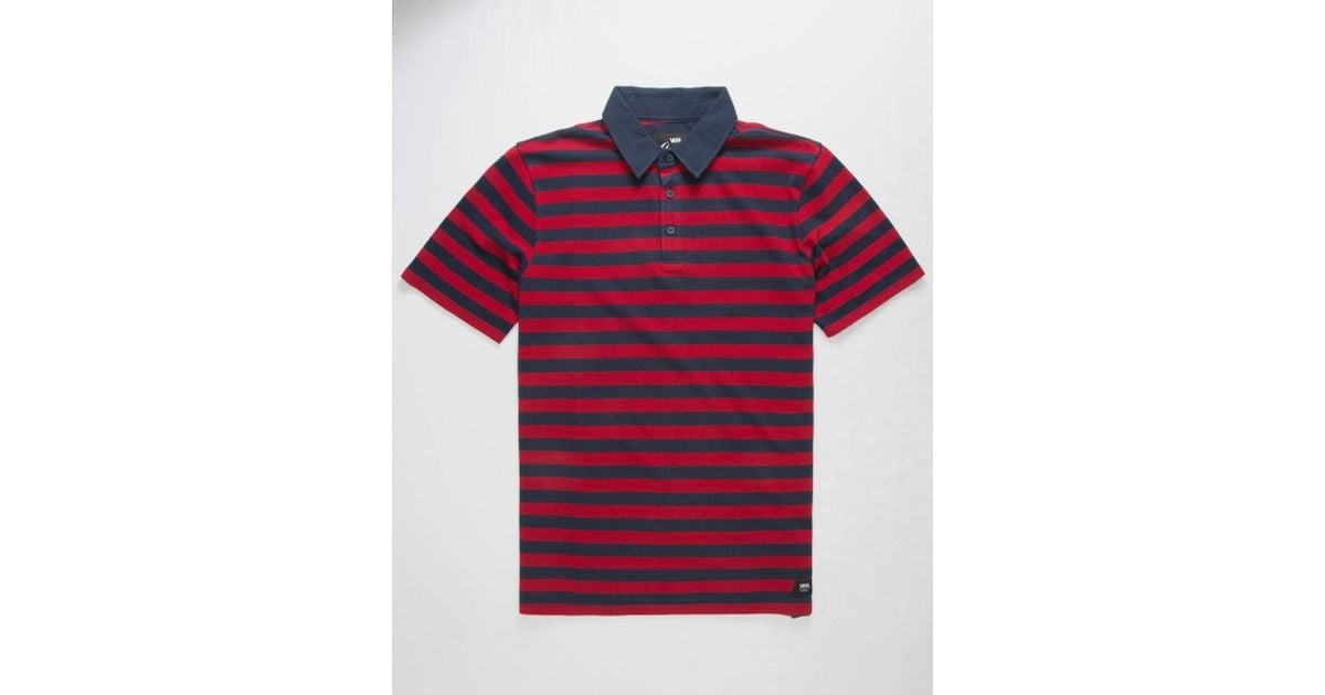 mens vans polo shirt