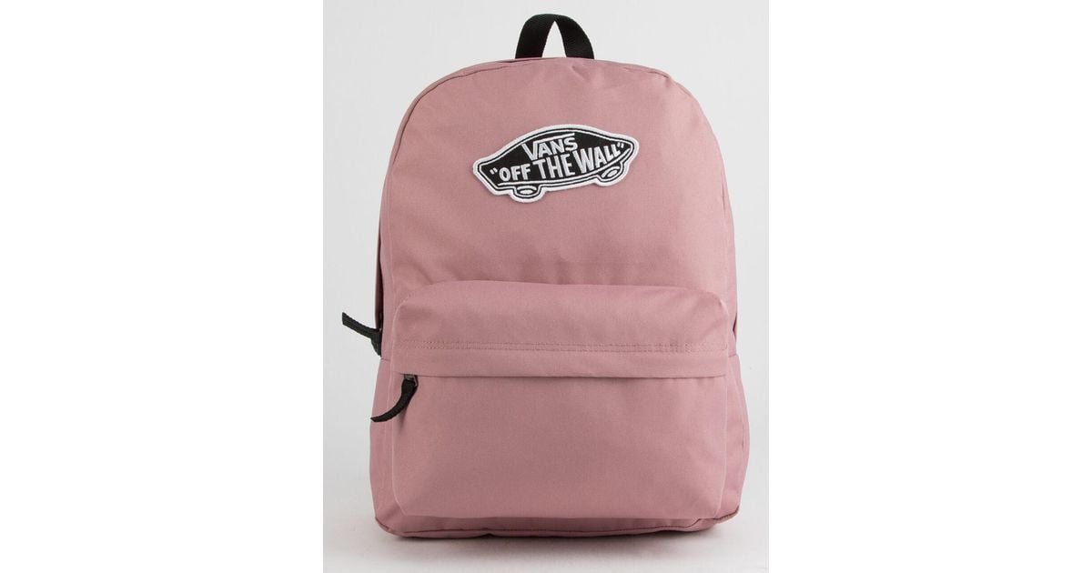 vans rose backpack