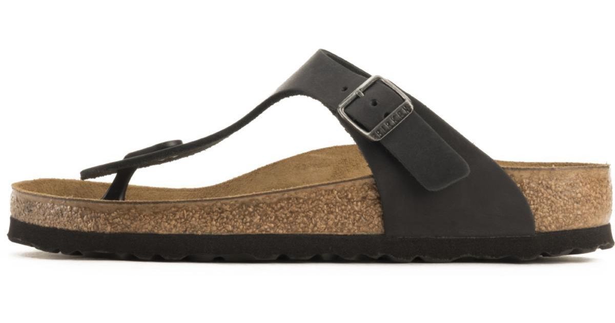 gizeh oiled leather black
