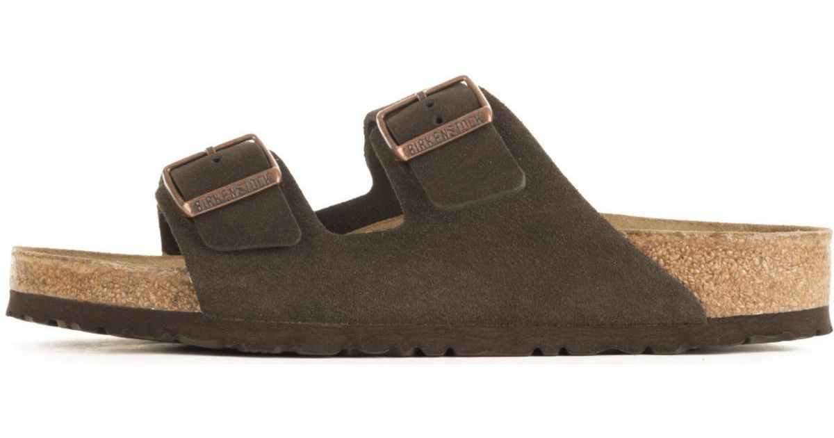 birkenstock arizona soft footbed mocha