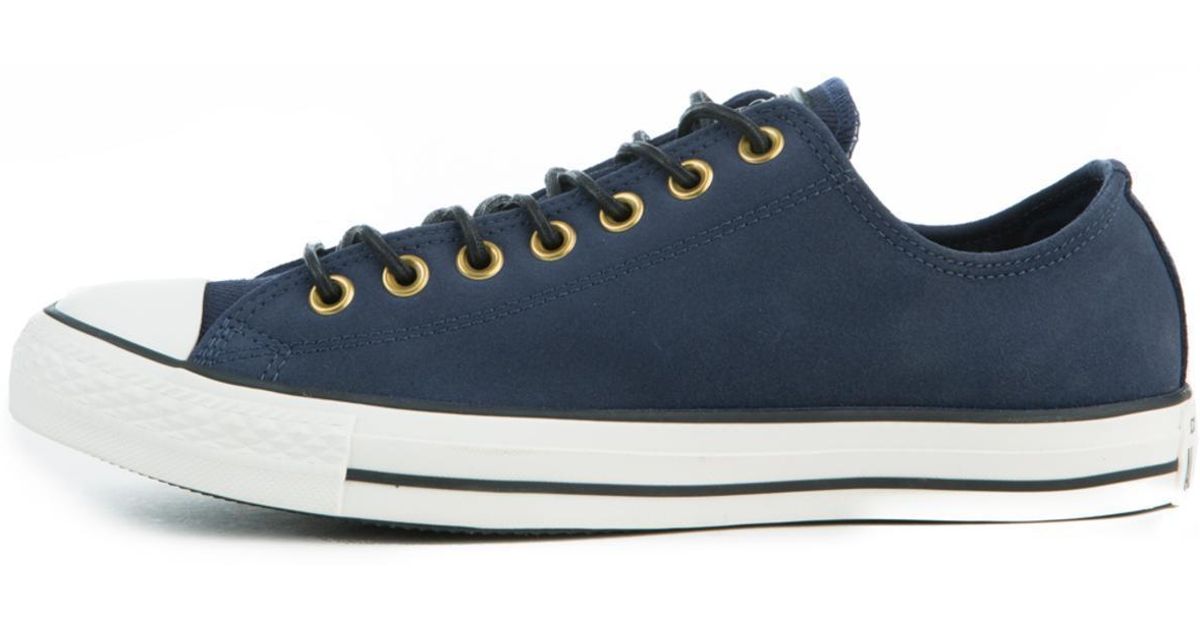 Star Crafted Navy Blue Suede Low Tops 