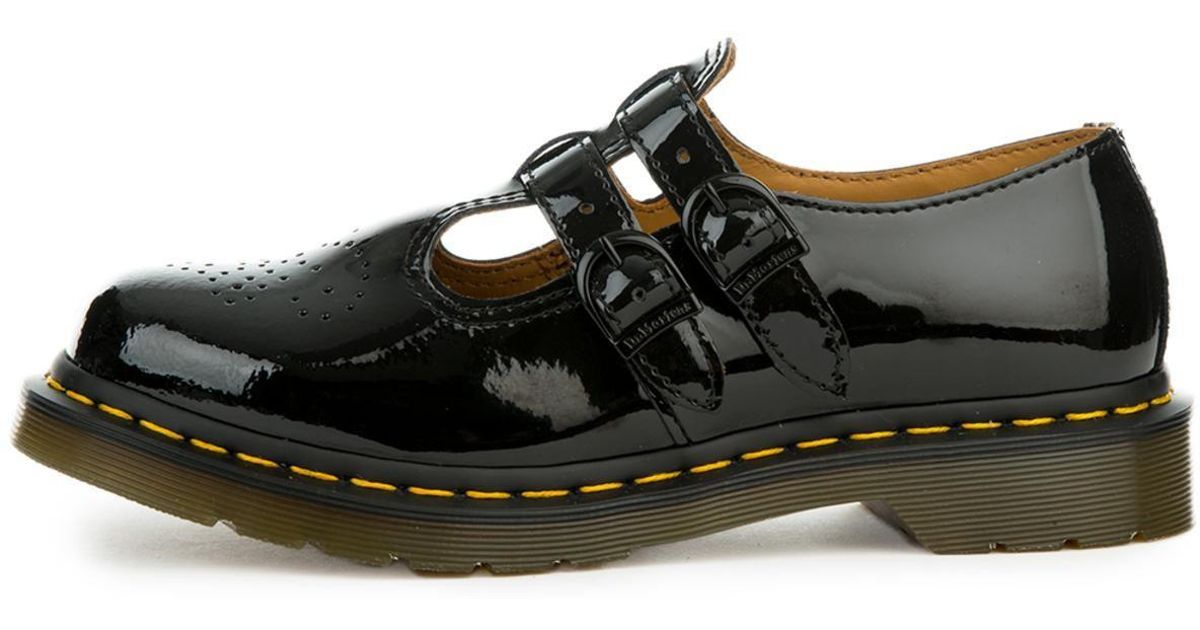 Dr. Martens Leather 8065 Mary Jane Black Patent Oxford - Lyst