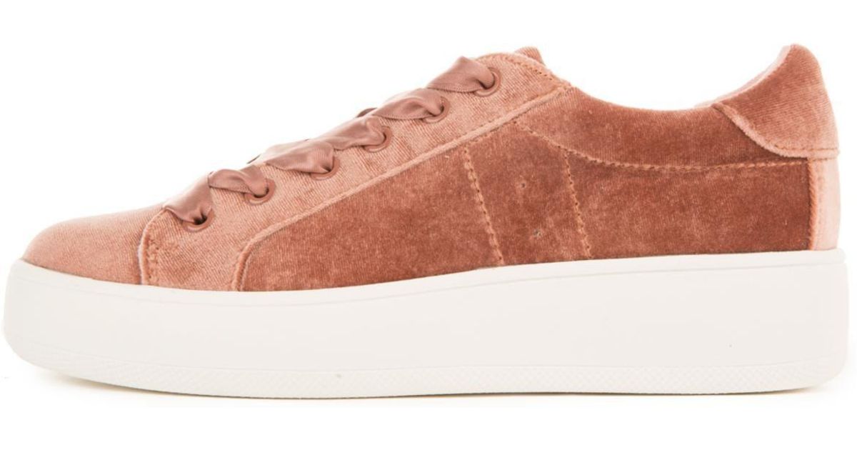 blush platform sneakers
