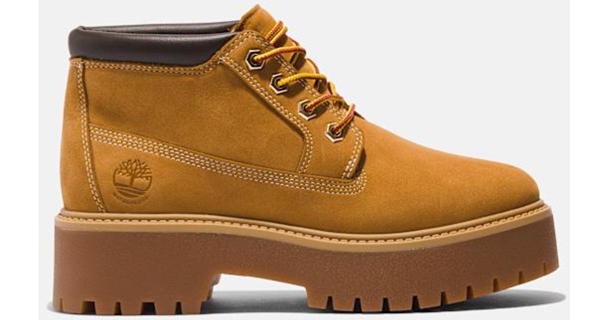 Timberland Stone Street Waterproof Platform Boot For in Brown | Lyst UK