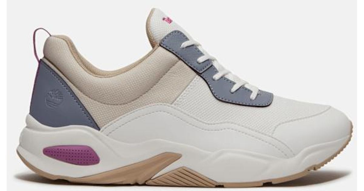 Timberland Delphiville Low Lace-up Trainer For Women In White