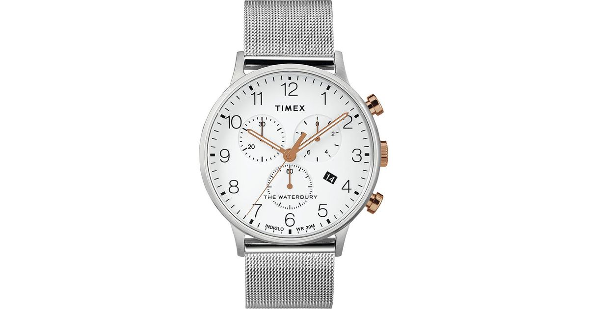 timex mesh band