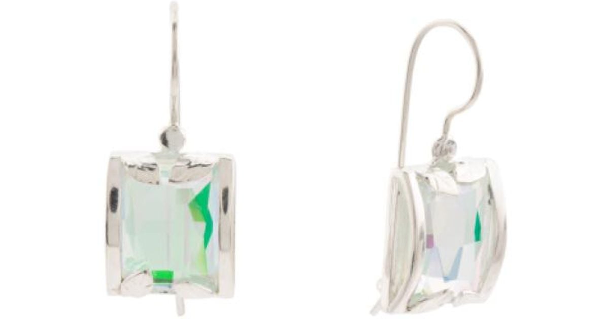 Lyst Tj Ma Made In Israel Sterling Silver Rainbow Quartz Lyst Tj Ma Made In Israel Sterling Silver Rainbow Quartz Earrings Metallic