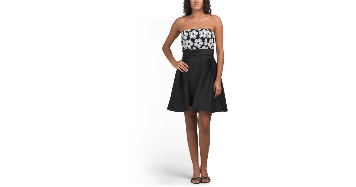 TJ Maxx Mandy Mini Dress For Nylon/Spandex/Cotton in Black | Lyst