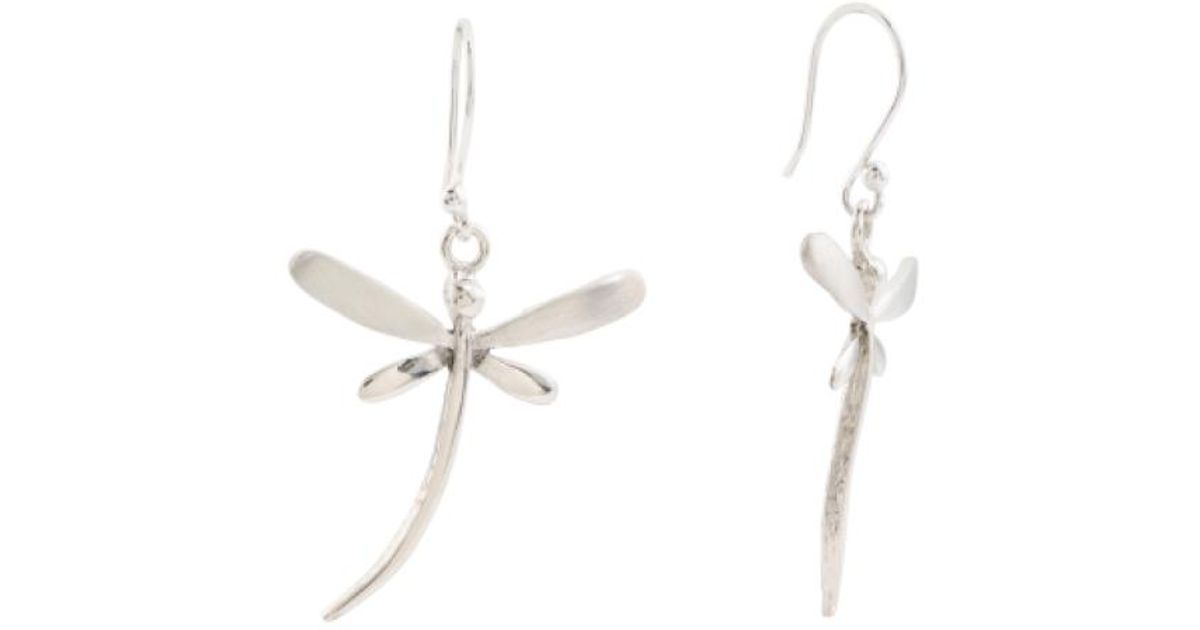 Lyst Tj Ma Handcrafted In Mexico Sterling Silver Dragonfly Lyst Tj Ma Handcrafted In Mexico Sterling Silver Dragonfly Earrings Metallic