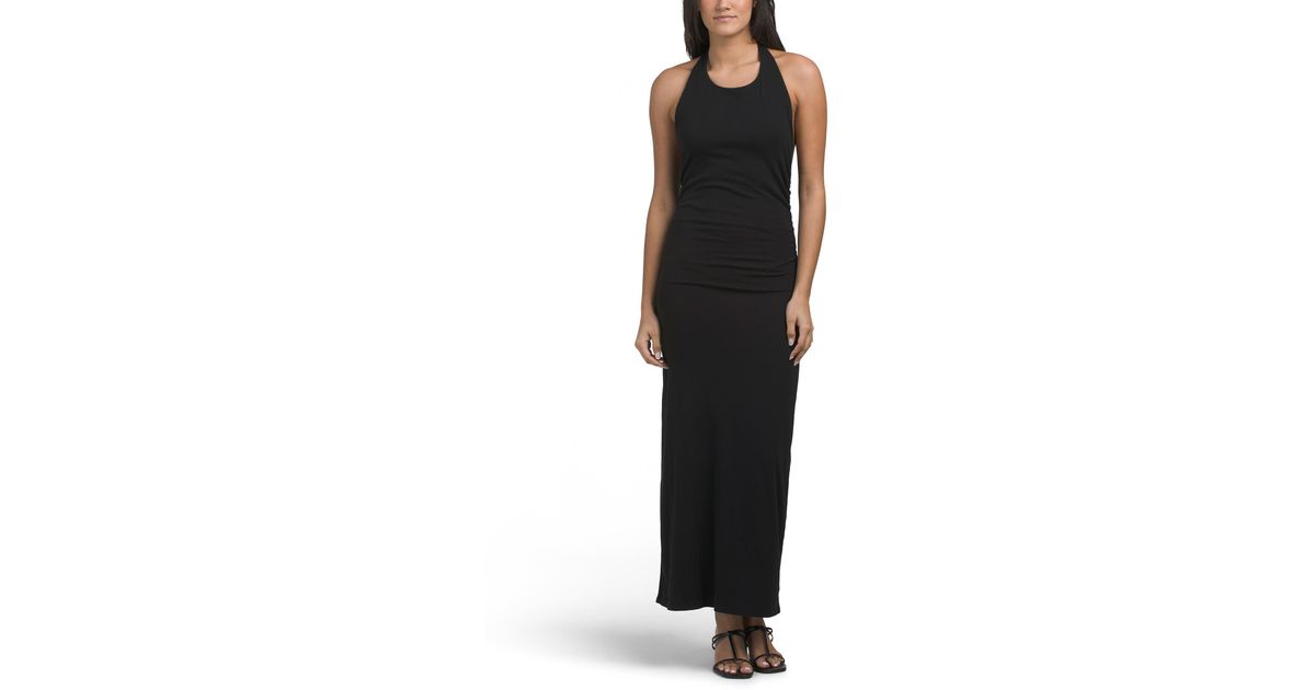 backless maxi dress Avery High Neck Size:US 20W Web Collection: Scarf Detail Full Black Wallpapers -