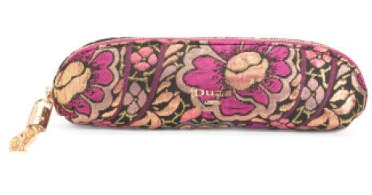Tj Maxx Leather Brocade Pencil Case In Purple Lyst