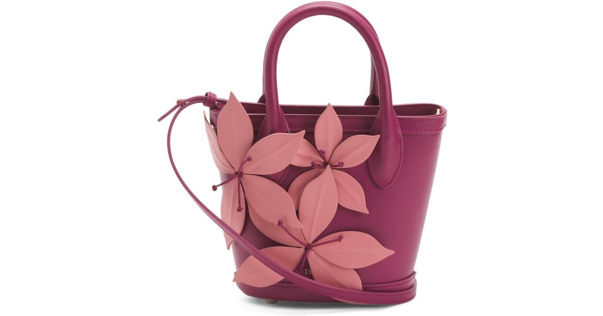 m_flower様 リクエスト 9点 まとめ商品 TJ Maxx Leather La Monada Flower Bag For Leather in Pink | Lyst