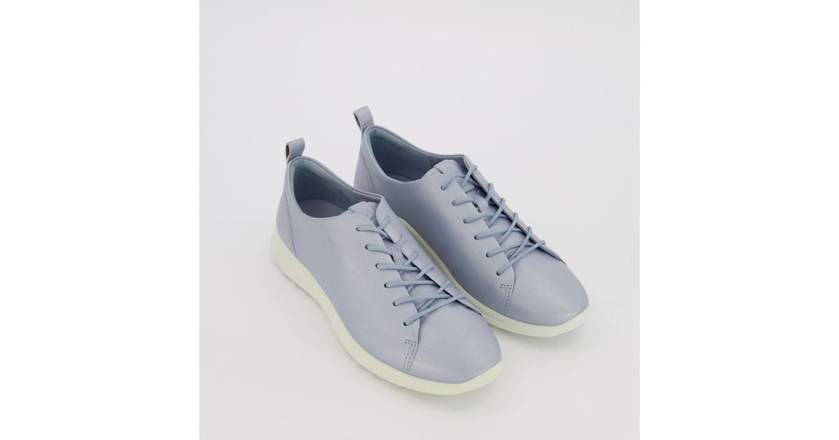 ecco silver trainers