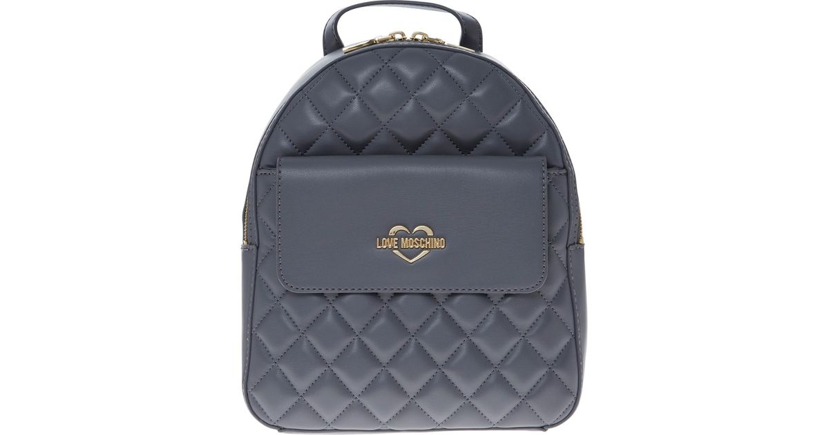 TK Maxx Cement Quilted Backpack in Grey 