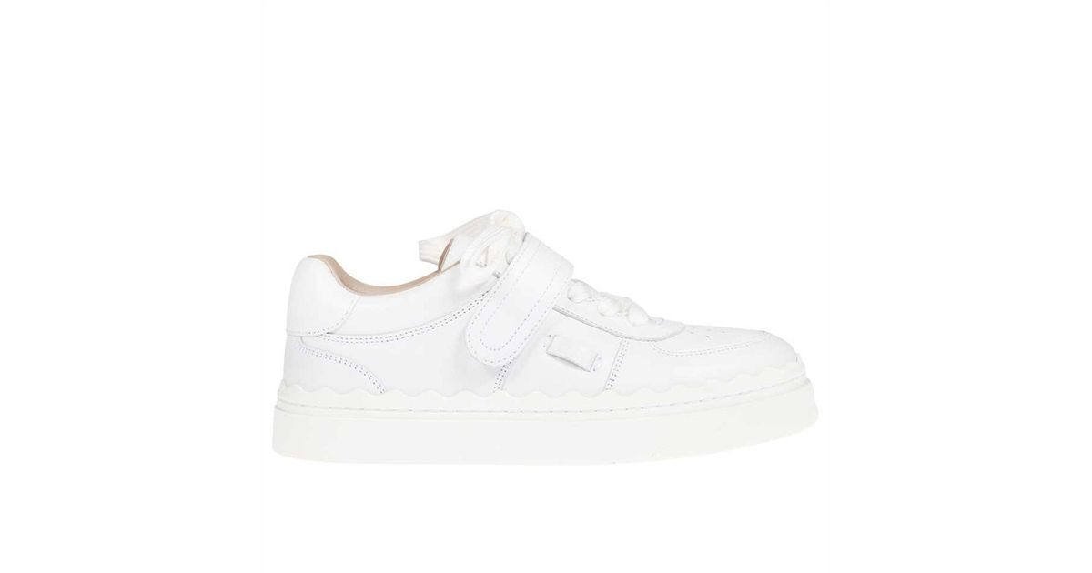 Chloé Lauren Sneakers in White | Lyst