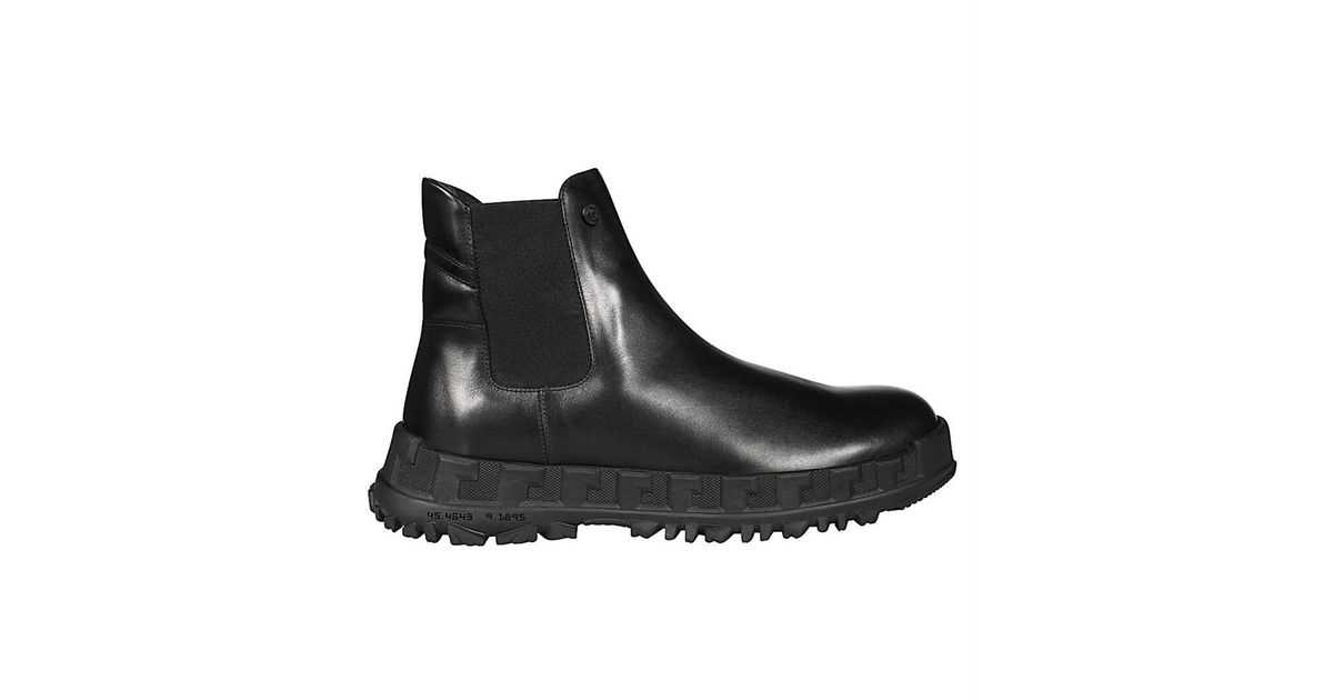 greca rhegis boots versace