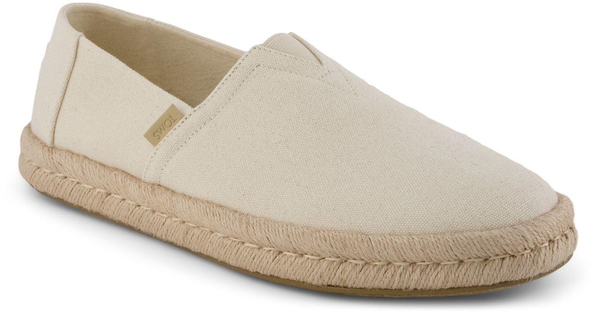 TOMS Alpargata Rope 2.0 Cotton Sandals in White | Lyst UK