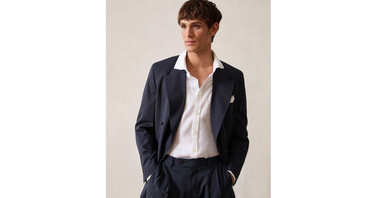 Todd Snyder Italian Tropical Wool Wythe Jacket in Blue for Men | Lyst