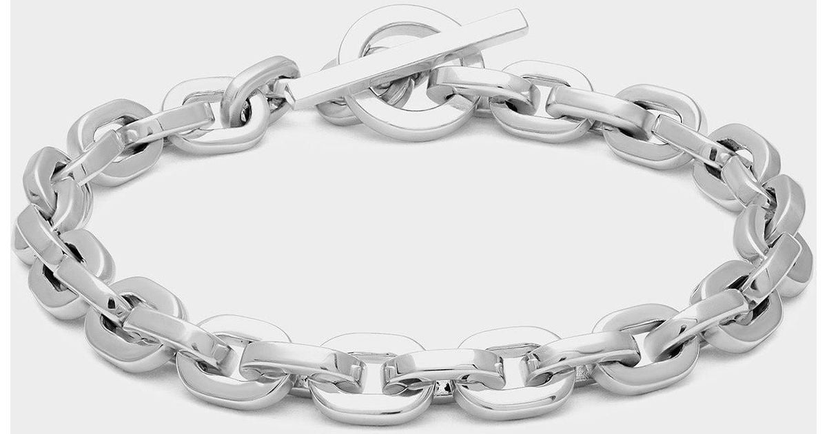 MAOR Cuadro TOGGLE Bracelet In Silver in Metallic for Men | Lyst