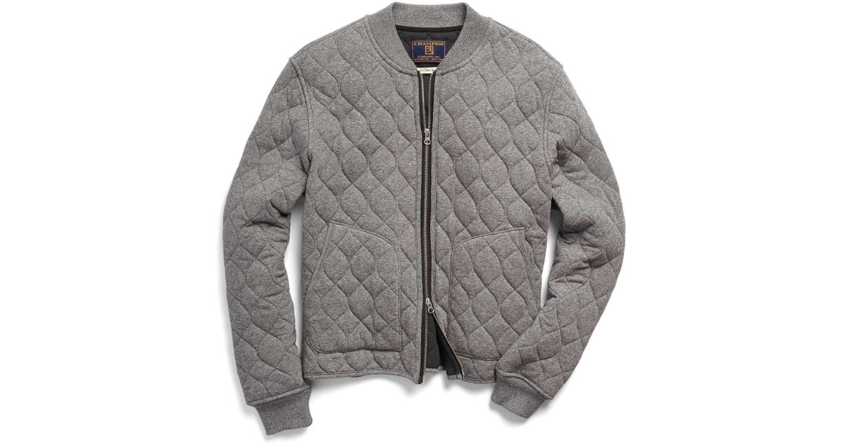 Todd Synder X Champion Quilted Bomber 
