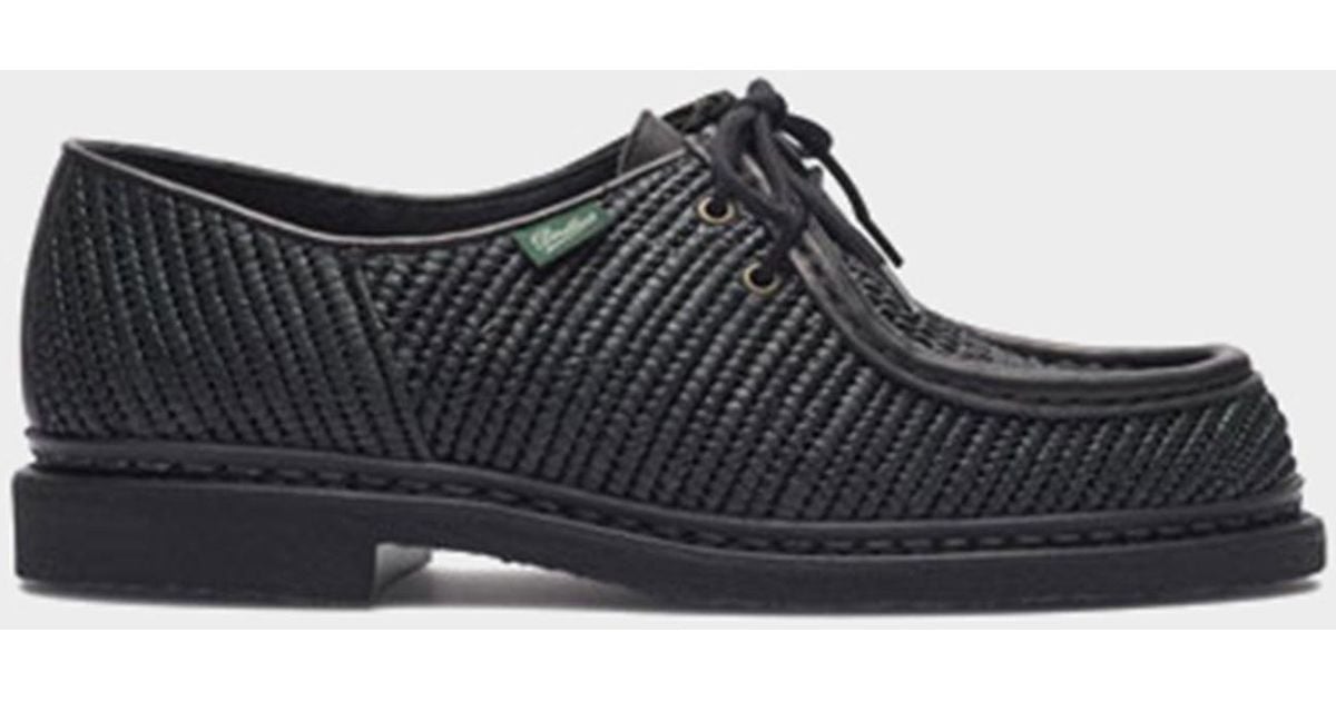Paraboot Michael Raphia Noir in Black for Men | Lyst