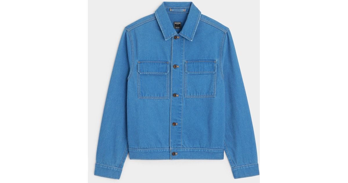 Todd Snyder Denim Worker Jacket in Blue for Men | Lyst