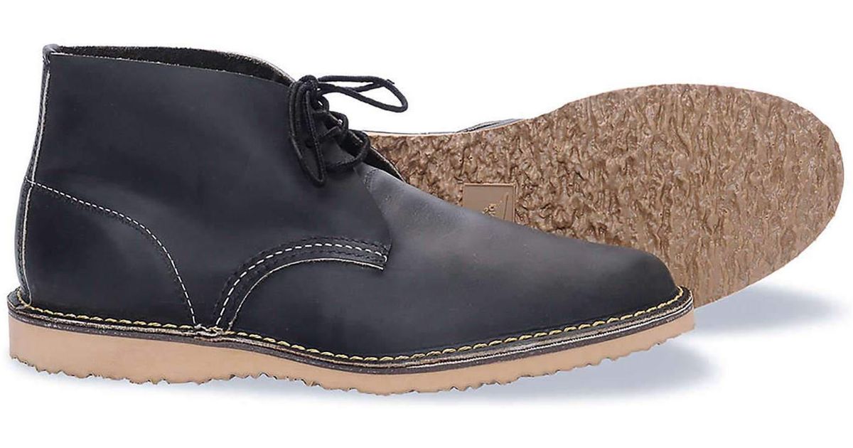 red wing chukka charcoal