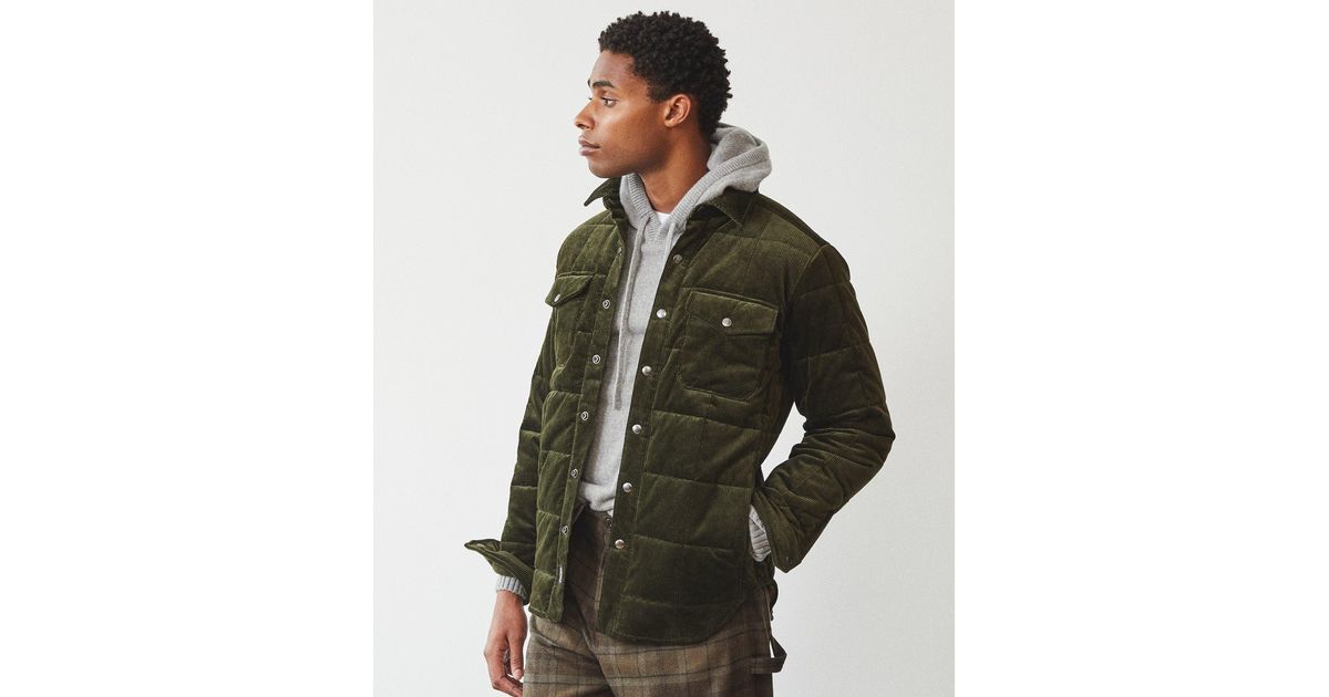 Todd snyder corduroy store shirt jacket