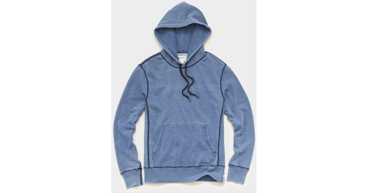 Todd Snyder Cotton Issued By: Popover Hoodie in Light Indigo (Blue) for Men - Lyst