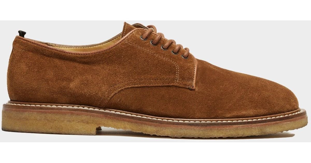 Todd Snyder Nomad Derby Shoe in Brown for Men Lyst